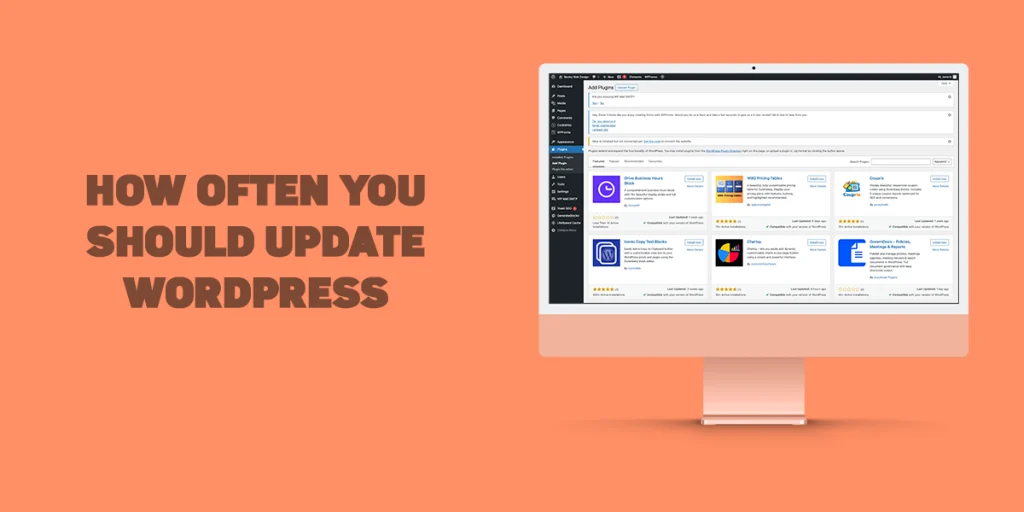 How often to update WordPress